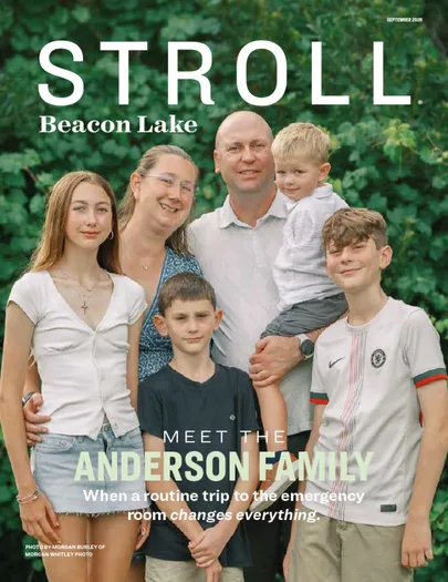STROLL Beacon Lake magazine cover, September 2026, featuring The Culinary Duo